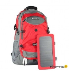 ECEEN Solar Bag 7W Solar Panel Backpack with Battery 